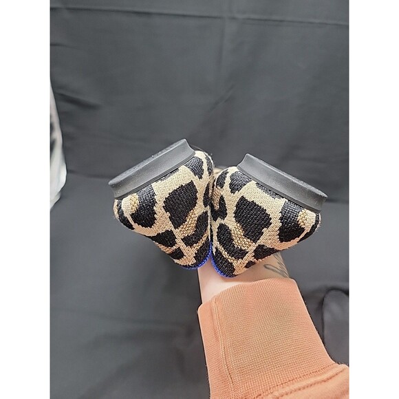 Rothy's Almond  Loafers In Desert Cat Leopard Print Size 10 - Picture 7 of 7